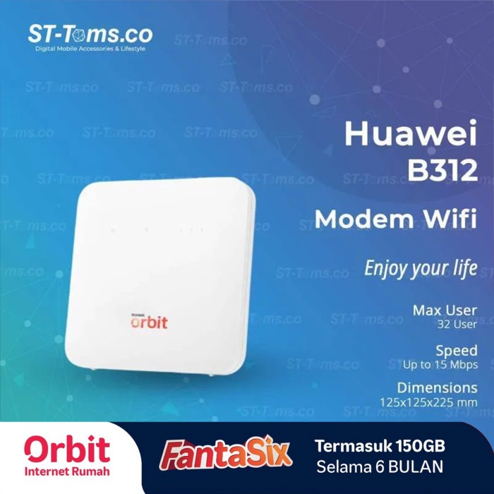 Huawei B312 B311 Modem Wifi Home Router 4G Telkomsel Orbit Star 2 H1 TERLARIS/TERMURAH/TERPOPULER