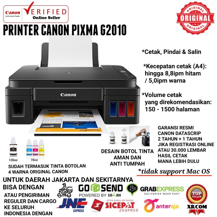 Printer Canon G2010 All in One G 2010 pengganti G2000 TERLARIS/TERMURAH/TERPOPULER