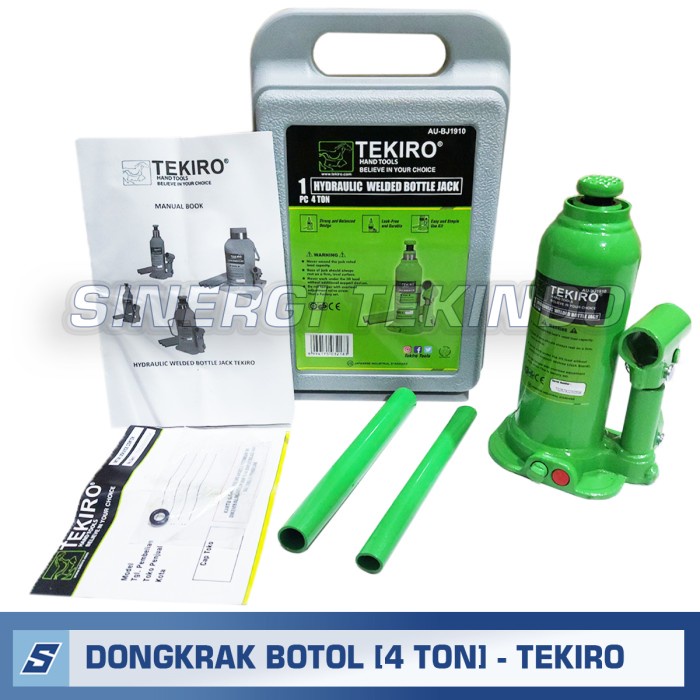 Dongkrak Botol Mobil Hidrolik [4 Ton] - TEKIRO Hydraulic Bottle Jack
