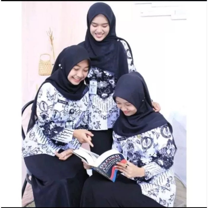SERAGAM BAJU BATIK PGRI GURU RESMI LAPIS FURING PRIA DAN WANITA