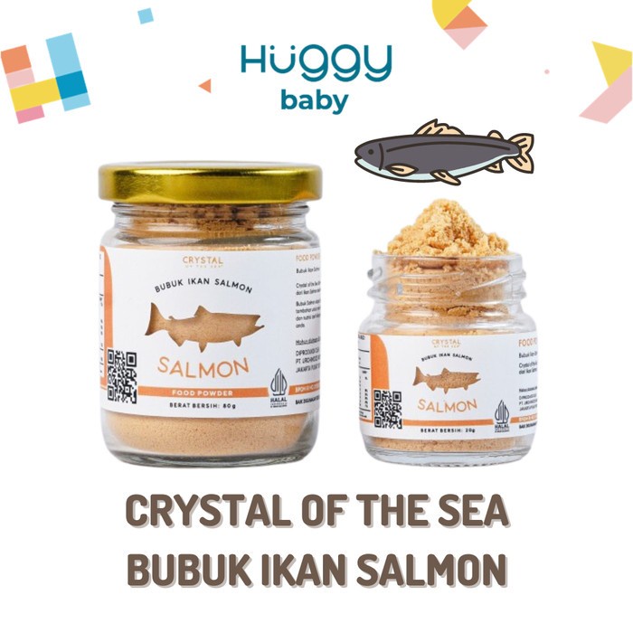 Crystal of The Sea SALMON Powder Bubuk Ikan Salmon Kaldu MPASI
