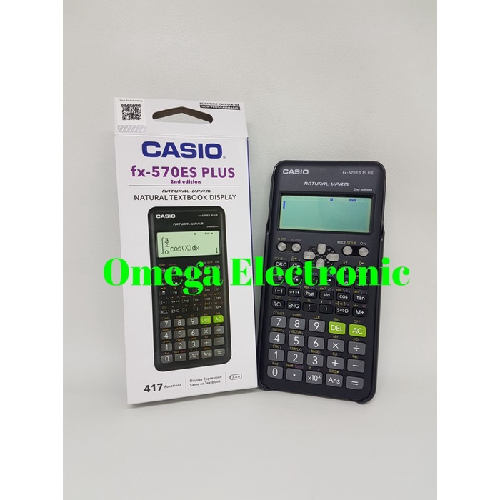 

Casio FX 570 ES PLUS - Scientific Kalkulator FX-570ES Plus Calculator TERLARIS/TERMURAH/TERPOPULER