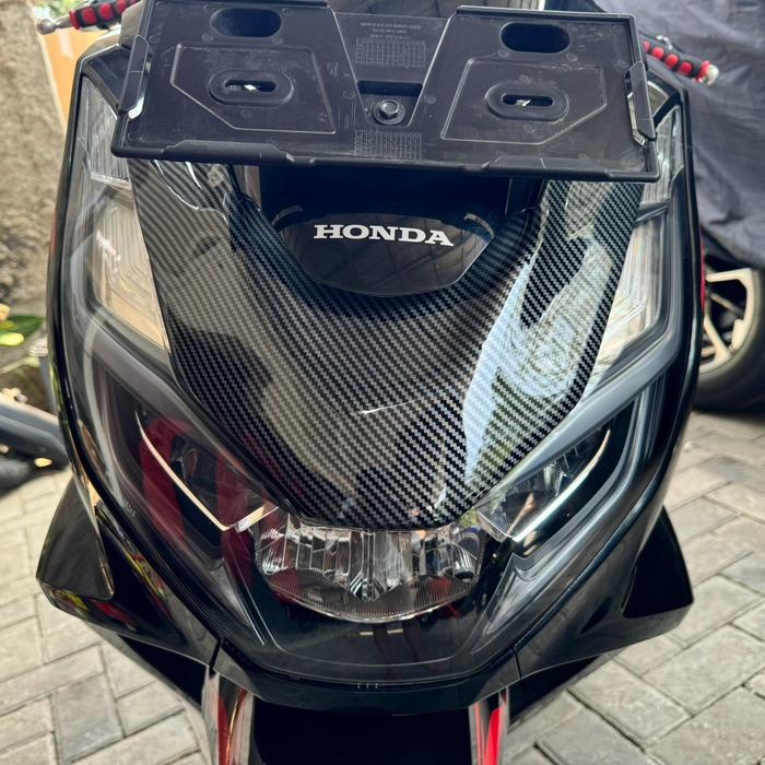 COVER DASI DEPAN PCX 160 KIP / Dasi carbon pcx 160 Cover carbon variasi pcx 160 dasi depan pcx 160