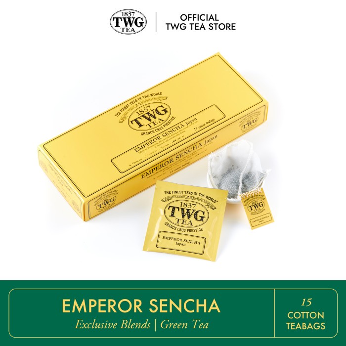 

TWG Tea Emperor Sencha, Cotton Teabag