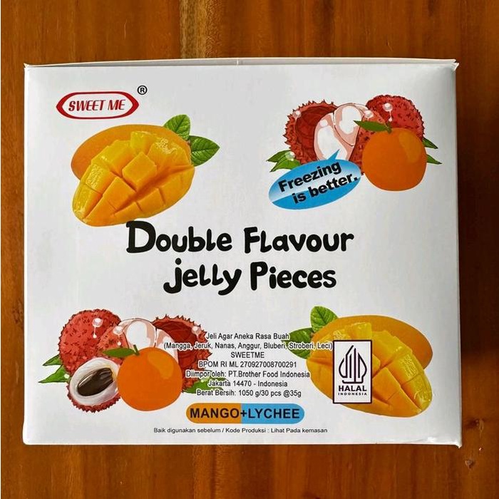 

Double Flavour Jelly 1 pack isi 30 bungkus aneka rasa buah buahan
