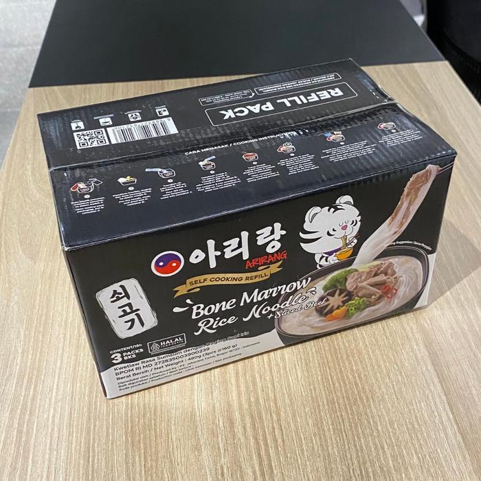 

Arirang Self Cooking Refill Bone Marrow Rice Noodle 480gr (3PCS)
