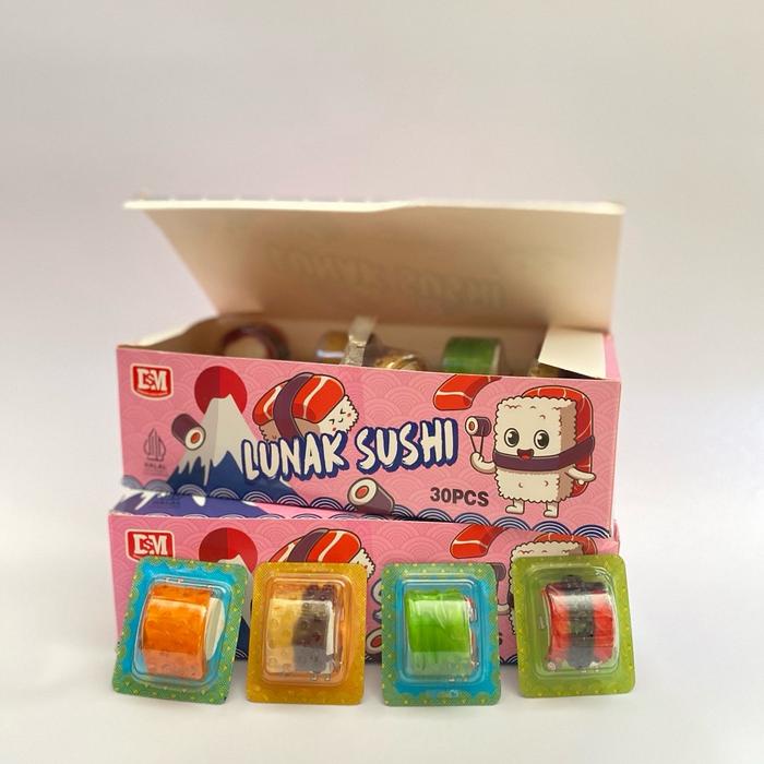 

Permen Lunak Marshmallow Shusi 1 box isi 30 pcs shusi Candy Snacks Camilan Food Makanan