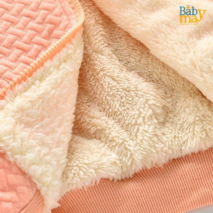 [ Babymay ] Jaket Bomber Bulu Bayi Laki-Laki Dan Perempuan Jaket Bulu Anak Laki-Laki Dan Perempuan