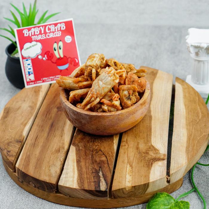 

[ 1 kg ] CEMILAN BABY CRAB VARIAN RASA PEDAS CHILLI OIL DAUN JERUK,BALADO,JAGUNG BAKAR CRISPY AMIS