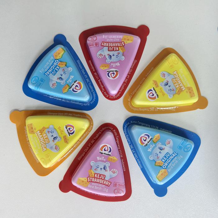 

HALAL 1 Box (30 Pcs) Cheese Fruit Candy Jeli Rasa Original, Strawberry, Mangga Camilan Halal untuk