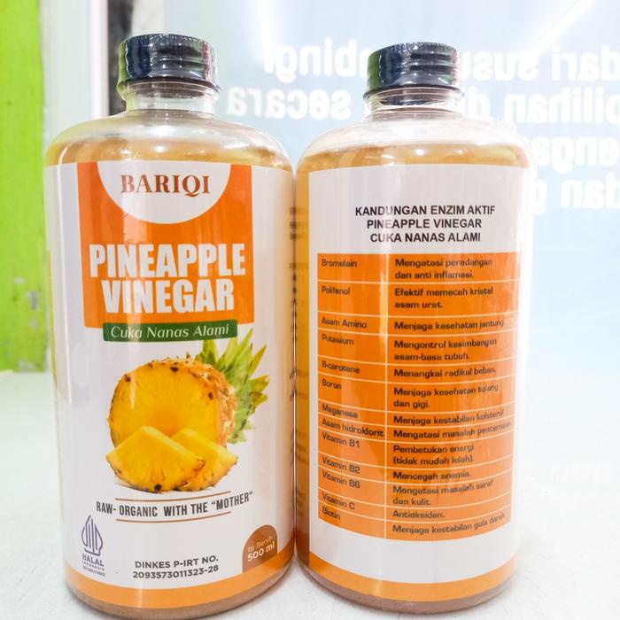 

Cuka Nanas Organik Bariqi - Pineapple Cider Vinegar - Obat Diabetes Alami 500 ml