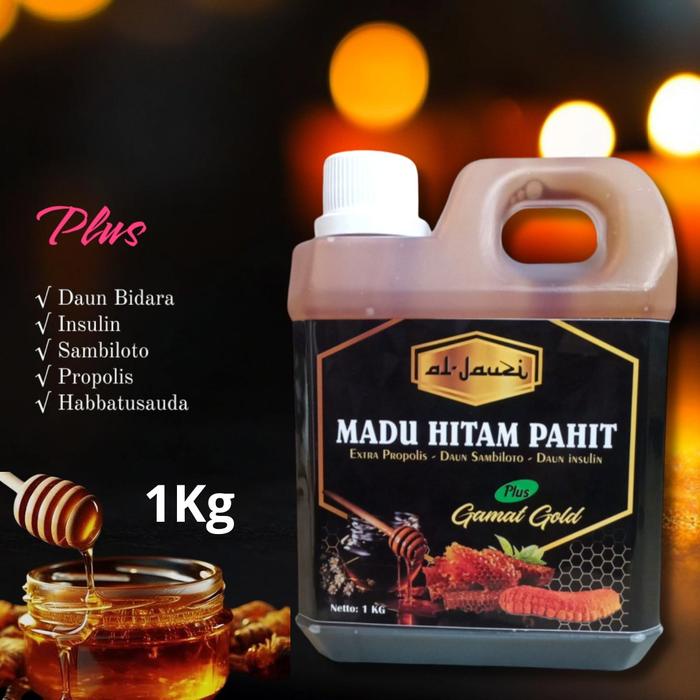 

Madu Hitam Pahit plus Daun Indulin 1Kg efektif mengatasi diabetes asam urat dan kolesterol
