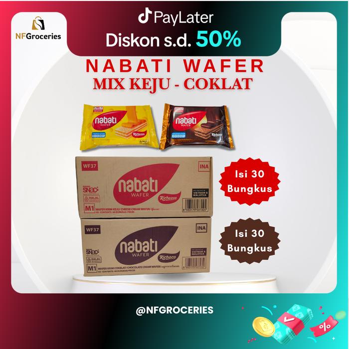 

[NFG - SPECIAL LEBARAN 03] NABATI WAFER 1 DUS ISI 60 BUNGKUS