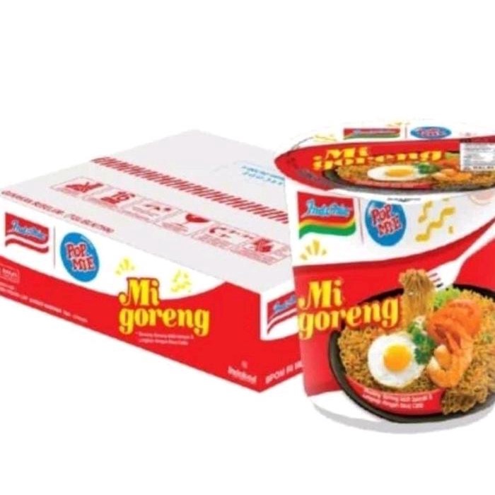 

Pop Mie Goreng Rasa Indomie Goreng 80gr Dus Isi 12pcs - KARTON ISI 12
