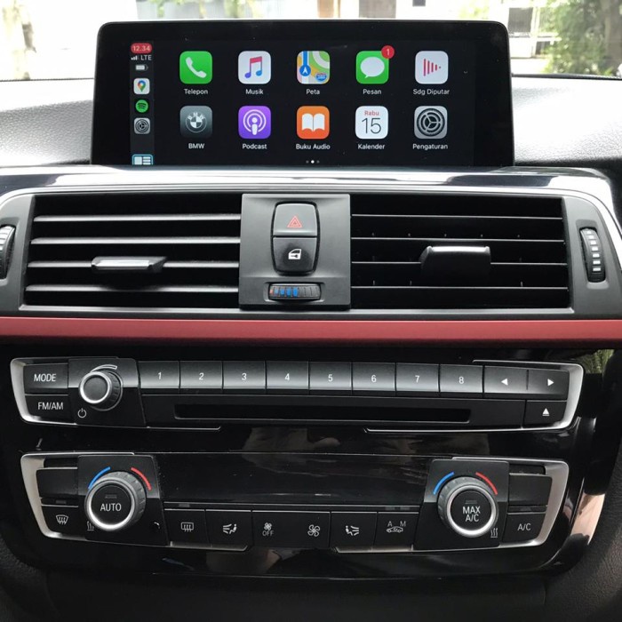 Termurah Bmw F10, F30, F15, F25 Apple Carplay + Reverse Camera