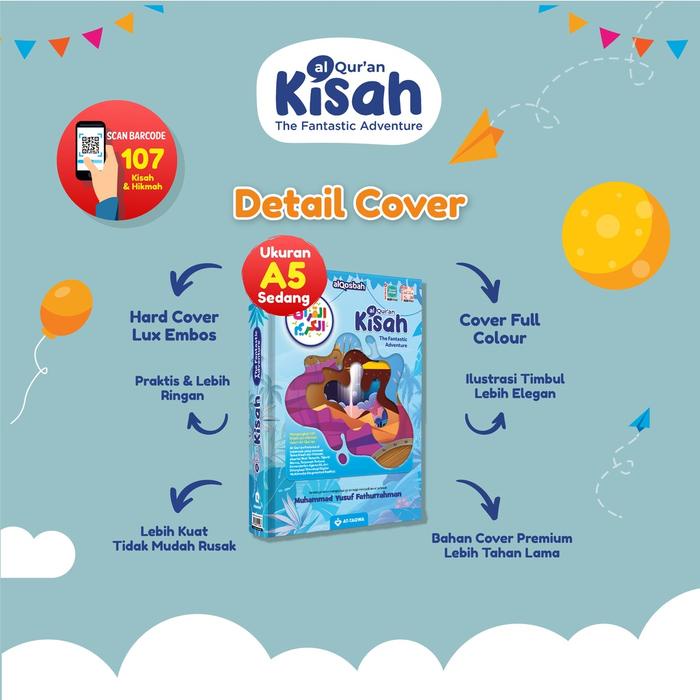 

Terbaru!! Al Quran Kisah Ukuran A5 Sedang Lebih Praktis Dibawa Scan Barcode Untuk Menyimak 107 Kisah