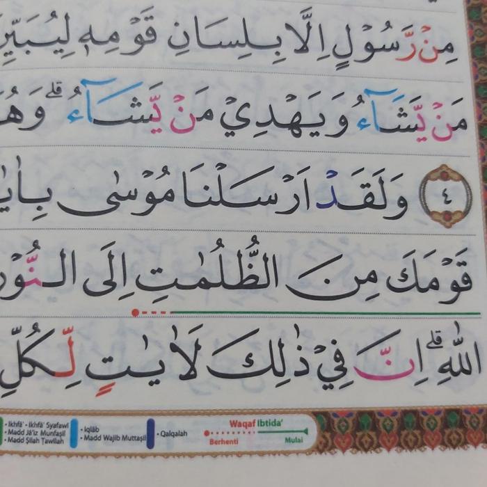 

Barang Terlaris Al Quran Alghaniy A4 Tajwid Warna Dan Wakaf Ibtida Besar Hc Cod