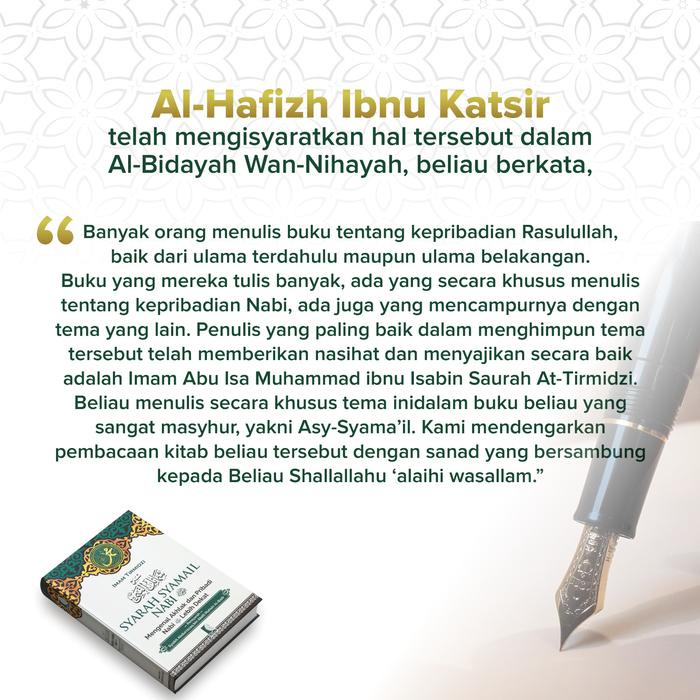 

Barang Terlaris Syarah Syamail Nabi Mengenal Akhlak Dan Pribadi Nabi Muhammad Mudah Dipahami Hard