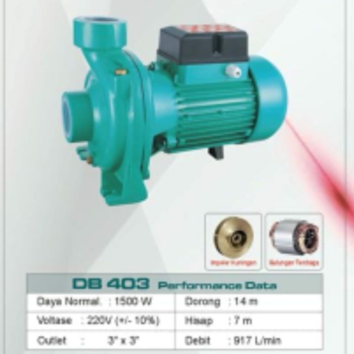 :=:=:=:=] Pompa Air Centrifugal YAMAMAX 3 INCH DB403 YAMAMAX DB 403 1 phase 220V