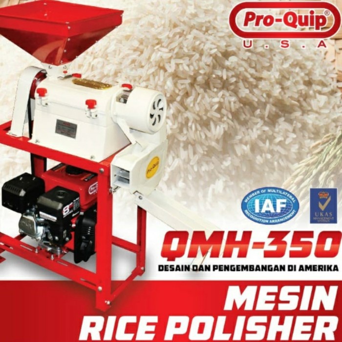 (:(:(:(] Mesin Giling Padi Rice Polisher PROQUIP QMH350 Unit Saja QMH 350