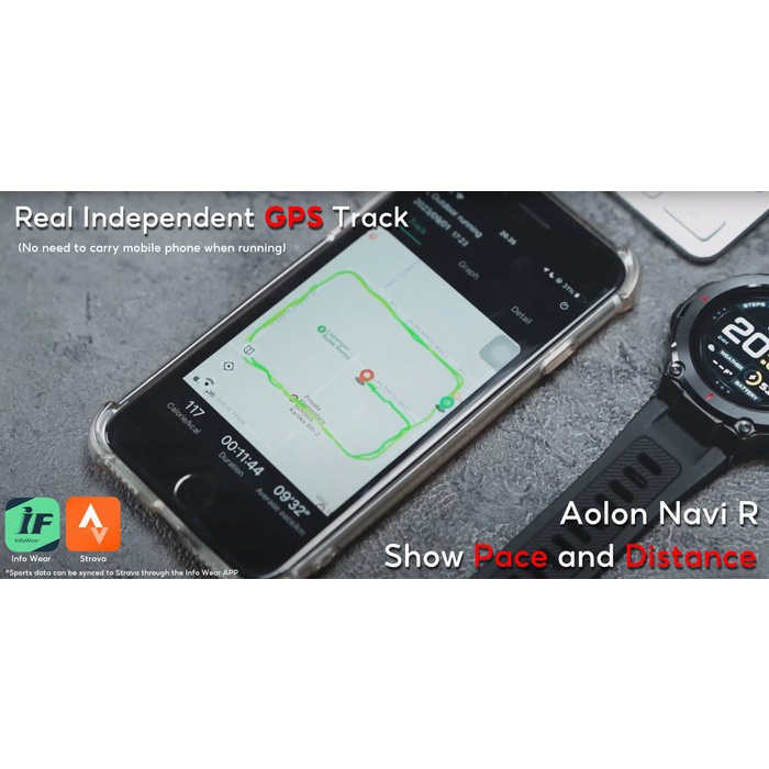 Aolon Smartwatch Navi R Gps Swimming Ip68 Call Fitness Tracker