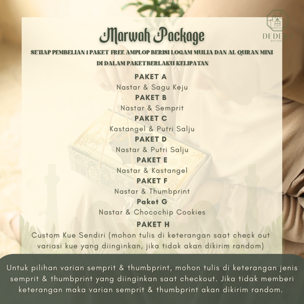 

BIG PROMO Hampers Lebaran Premium Gift (toples 250gr)/Marwah Package/Ramadhan Hampers