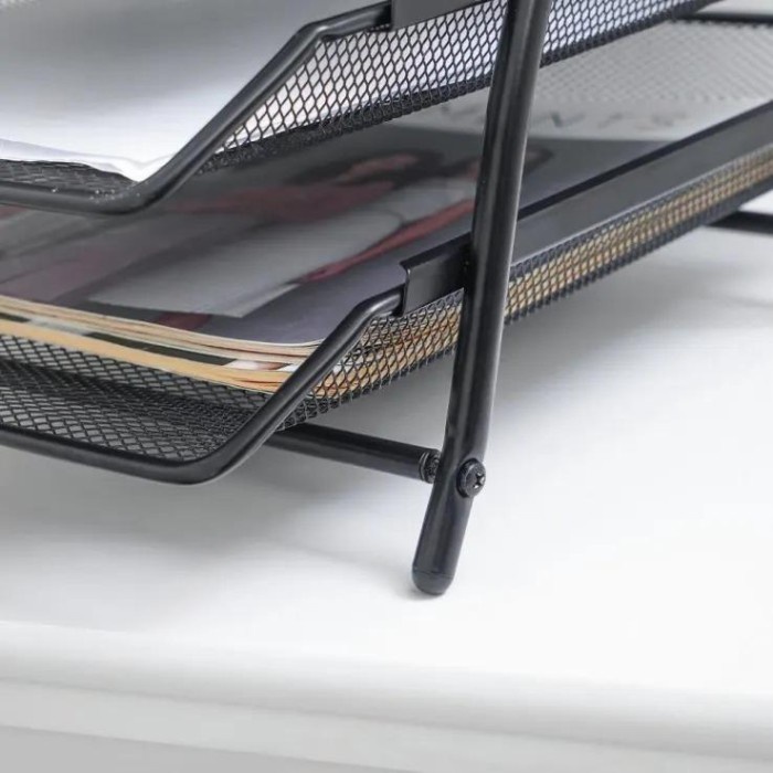 

Rak Dokumen File Kertas 3 Tingkat Document Tray Bahan Besi Ukuran 29.5x35.5x26.7cm WEO IF7355