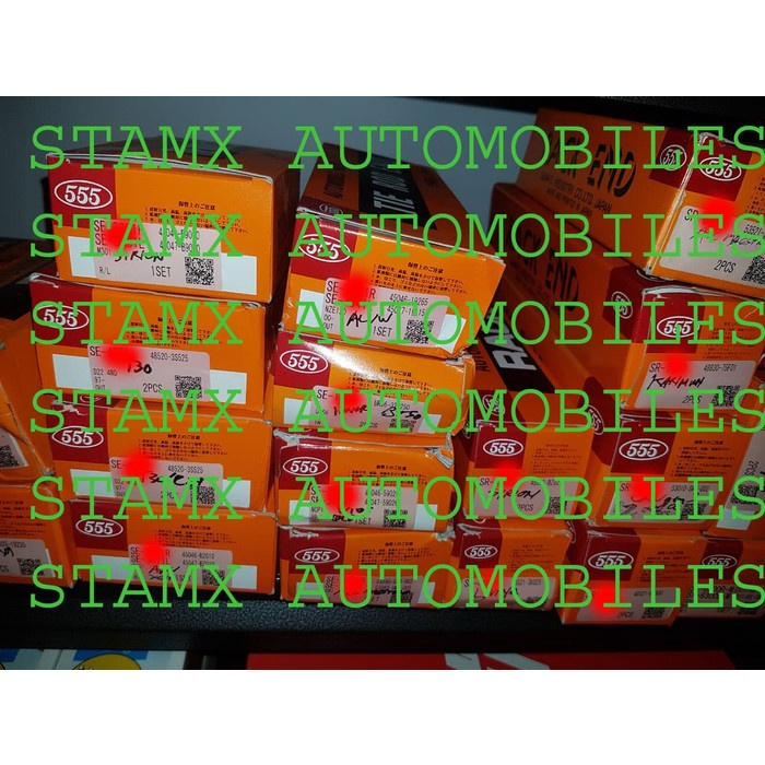 Tie Rod End ORIGINAL 555 Japan Great Corolla/All New Corolla 1992-2001