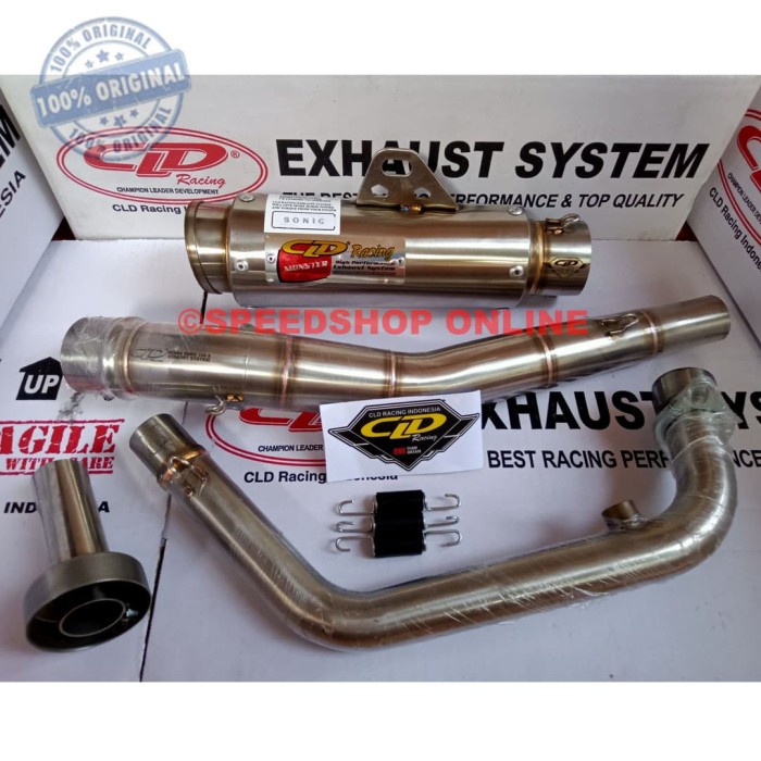 Gercep Knalpot Cld Racing Sonic 150R Type Monster Race