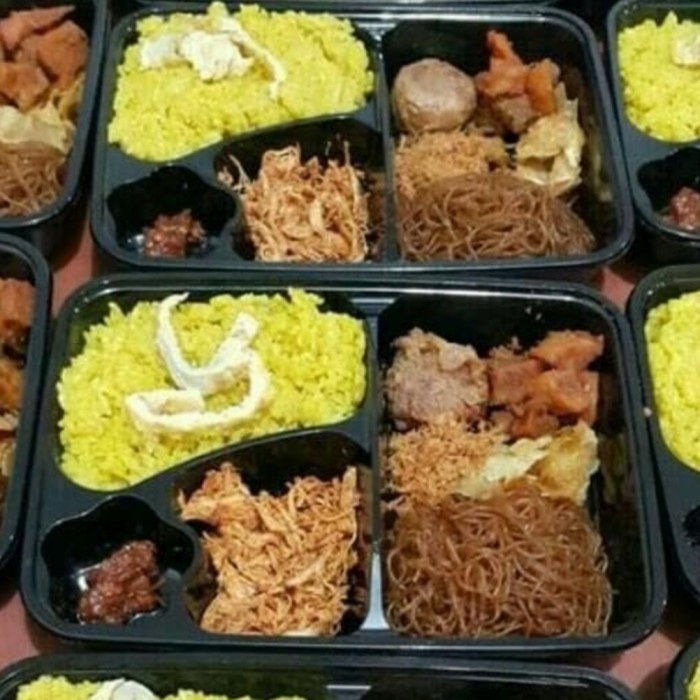 JTTOP" MIKA BENTO/KOTAK BENTO HITAM
