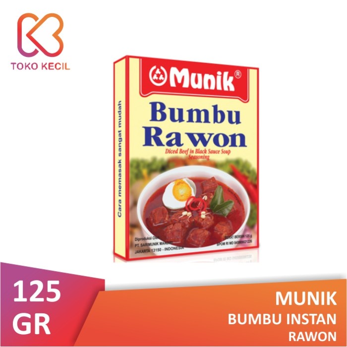 

LIMITED EDITION Munik Bumbu Rawon 125gr