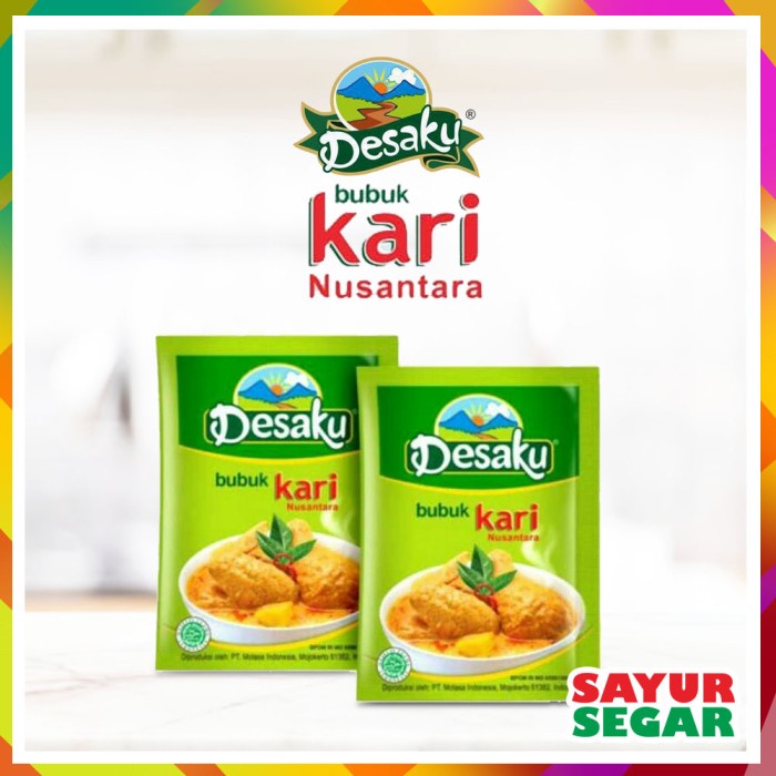 

PROMO SPECIAL DESAKU BUMBU INSTANT BUBUK KARI NUSANTARA [12.5g] SACHET