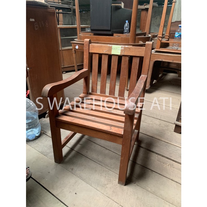KK012 Kursi Kecil / Kursi Teras / Kursi Tamu Bahan Kayu Jati *