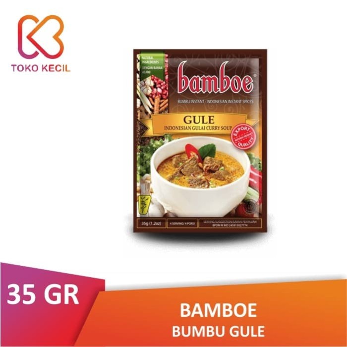 

GRATIS ONGKIR [PACK] Bamboe Bumbu Gule 35 GR
