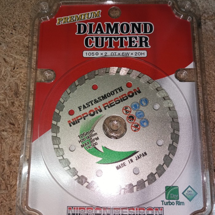 Bagus Diamond Wheel Pisau Potong Keramik Nippon Resibon Turbo