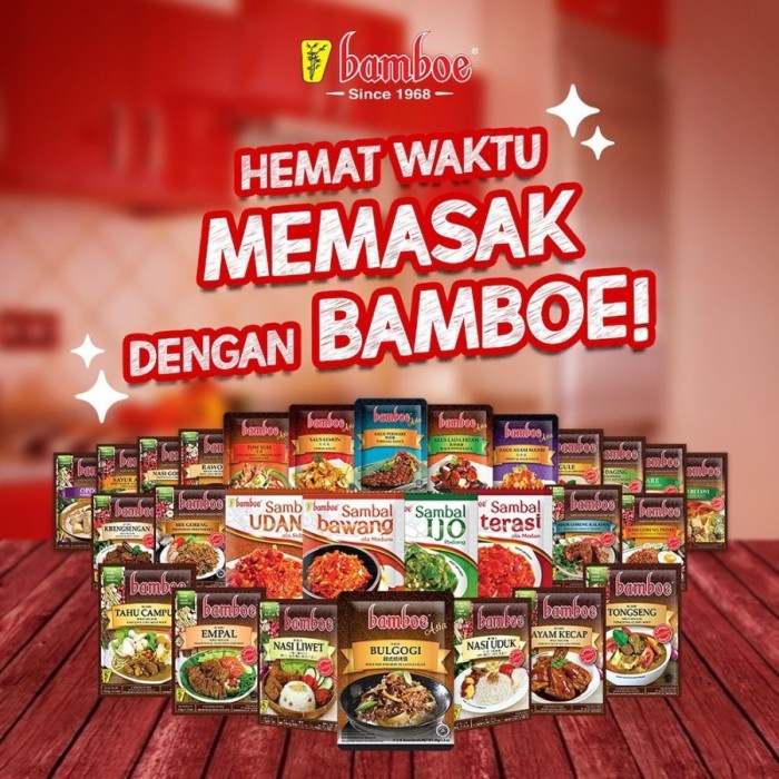 

FREE ONGKIR Bamboe Export Bumbu Instan All Varian