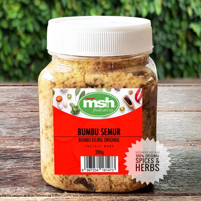 

GRATIS ONGKIR Bumbu Semur 200 g