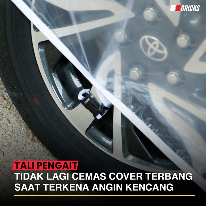 JTTOP" HRV BODY COVER MOBIL PLASTIK HRV SARUNG MOBIL HRV TRANSPARAN