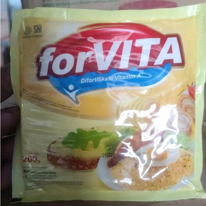 

(PAKET 10PC) FORVITA MARGARIN 200GR BAKING BUTTER FOOD BAHAN MASAKAN TERMURAH