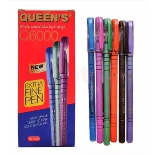 

JTTOP" PULPEN / PEN FASTER QUEEN C6000 [LUSIN -12 PCS]