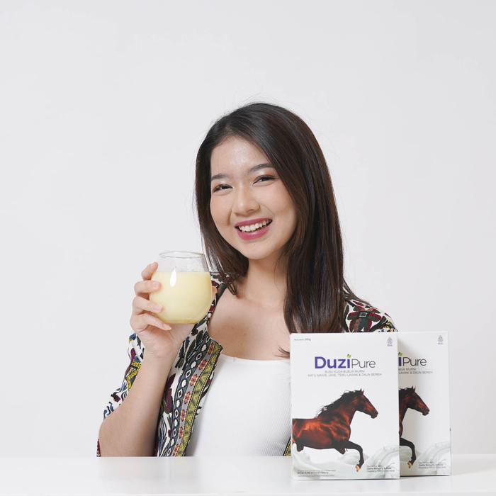 

terbaru !!! duzi pure susu kuda bubuk dengan herbal - paket 3 box ready