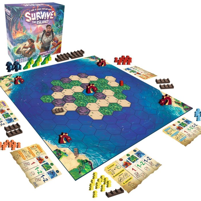 SALE  SURVIVE THE ISLAND NEW EDITION BOARD GAME - PREVIOUSLY ESCAPE FROM ATLANTIS READYY