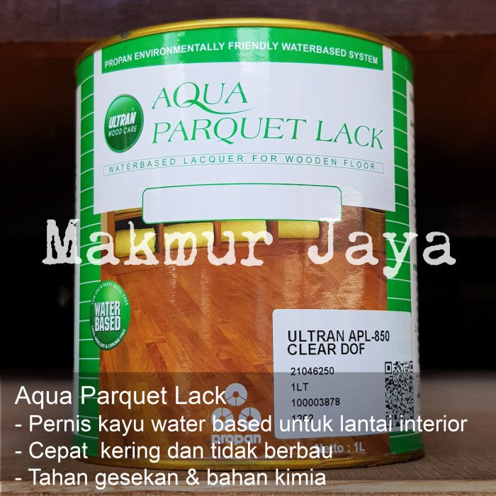 Ultran Aqua Parquet Lack APL-850 Plitur Lantai Kayu Water Based DiskonJual MurahHarga DiskonObral
