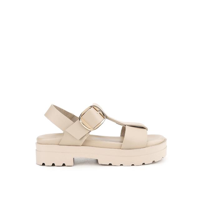 Playboy Sandal Wanita Tania In Cream PC0106CR