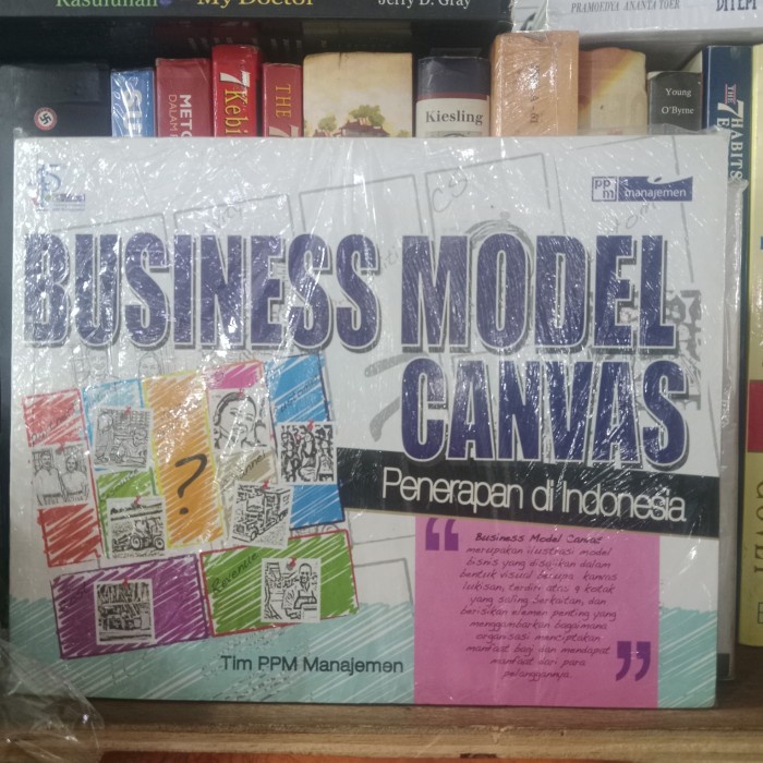 

SALE !!! BUSINESS MODEL CANVAS PENERAPAN DI INDONESIA- TIM PPM MANAJEMEN READYY