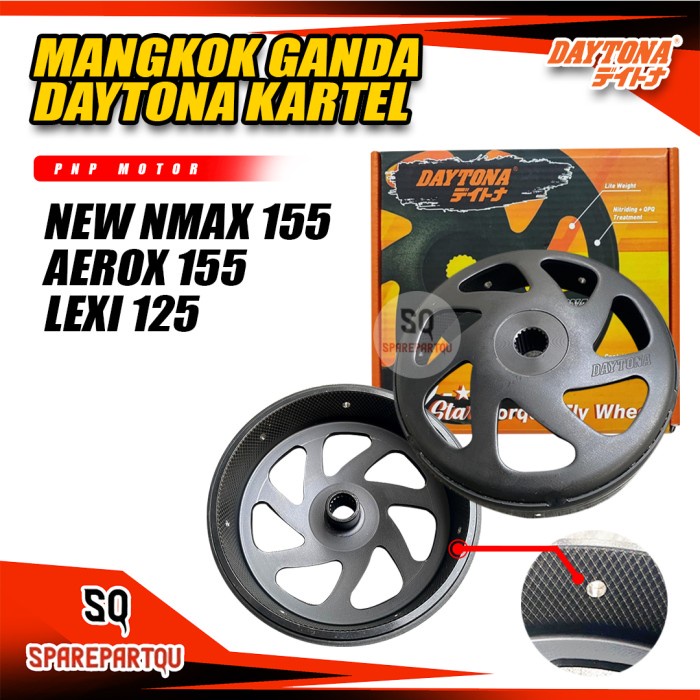 Mangkok Kampas Ganda Kartel Daytona New Nmax Aerox Lexi B65 Mangkok Ganda Kartel