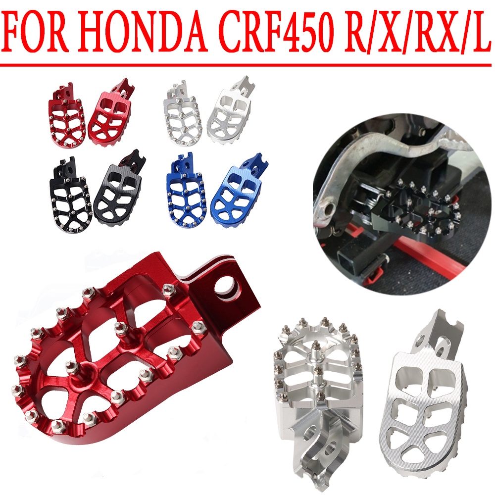BARU For Honda CRF 450X 450R Foot Pegs CRF450R CRF450X 2007 2005 2008 2023 CRF 450L 450 RX Footpeg F