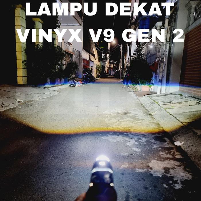 Barang Terlaris Lampu utama led h4 vinyx v9 GEN 2 pro projector mini projie lens lensa Ready