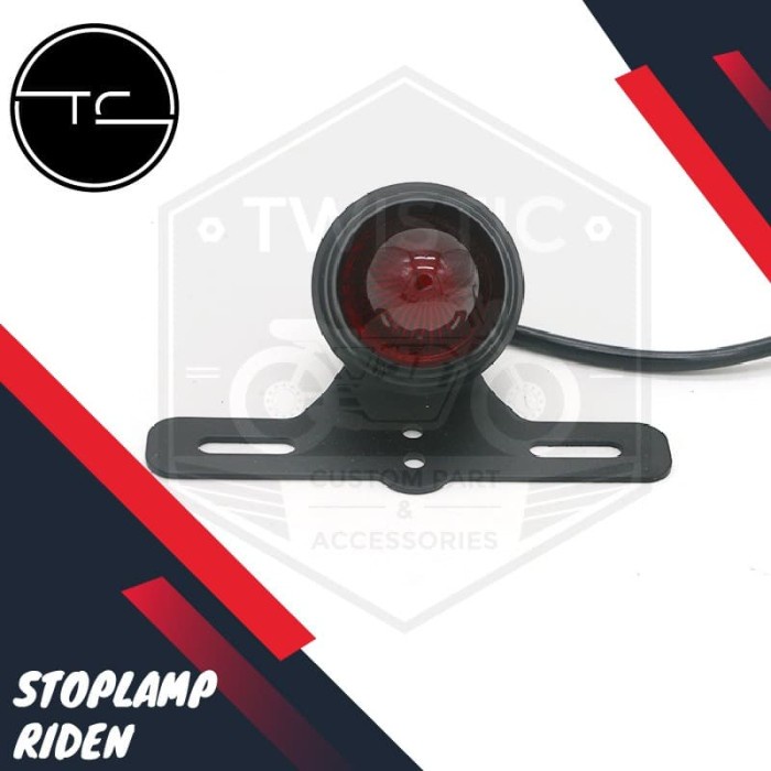 Stoplamp LED Riden Lampu Belakang Motor W175 XSR 155 Benelli Harley