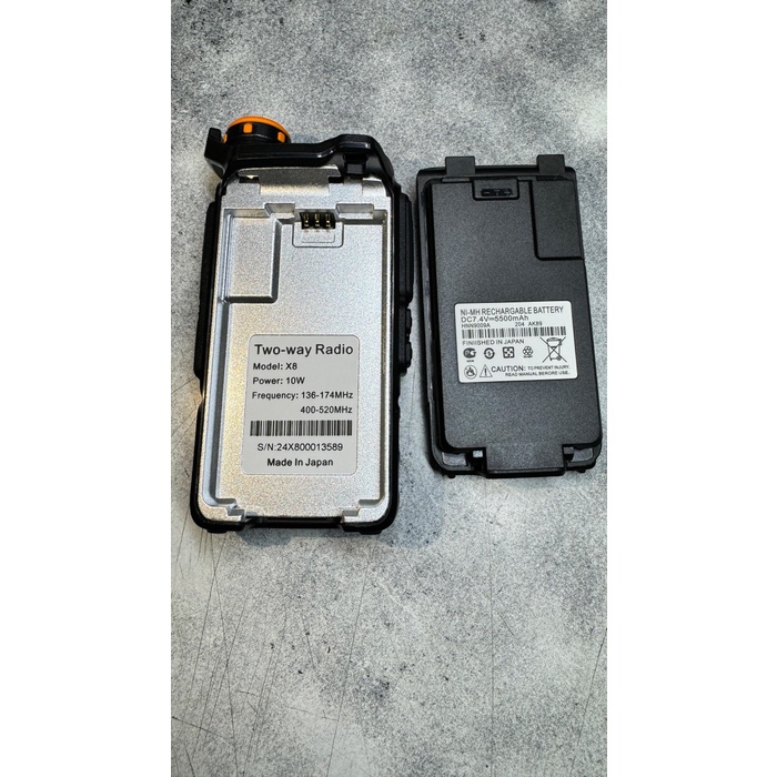 terbaru  handy talkie motorola x8 radio ht motorola x8 10watt dual band uhf/vhf 5500mah ready